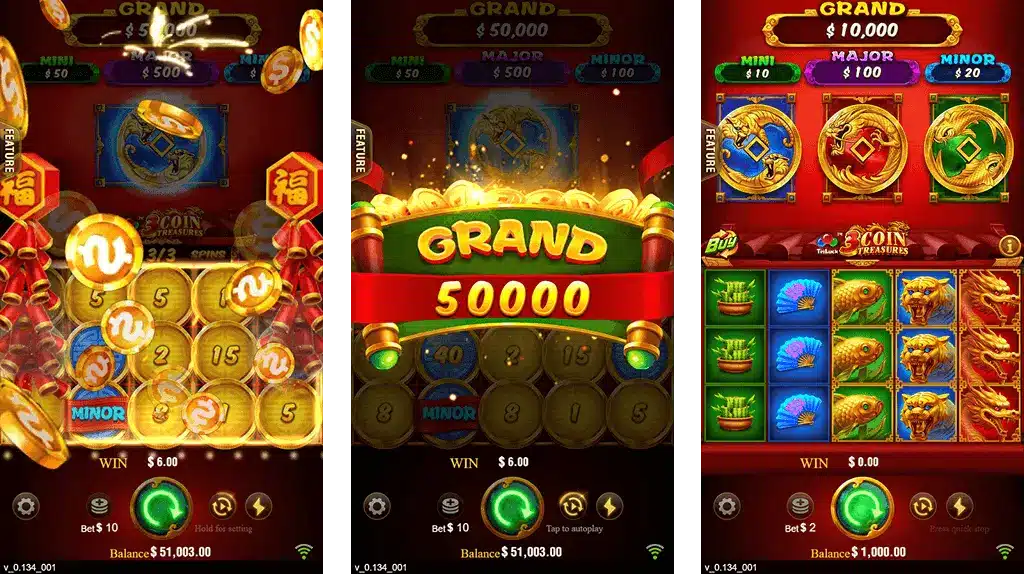 3 Coins Come11Promocode Bonus